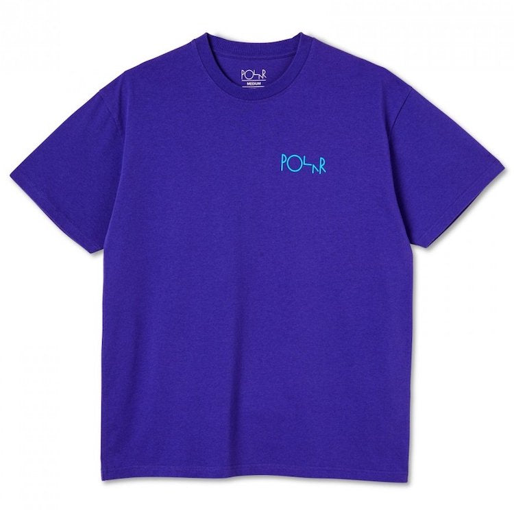Polar Skate Co Stroke Logo T-Shirt Purple