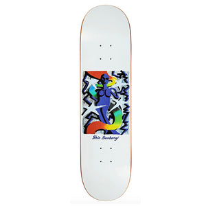 Polar Skate Co Shin Sanbongi Queen White Skateboard Deck 7.875"