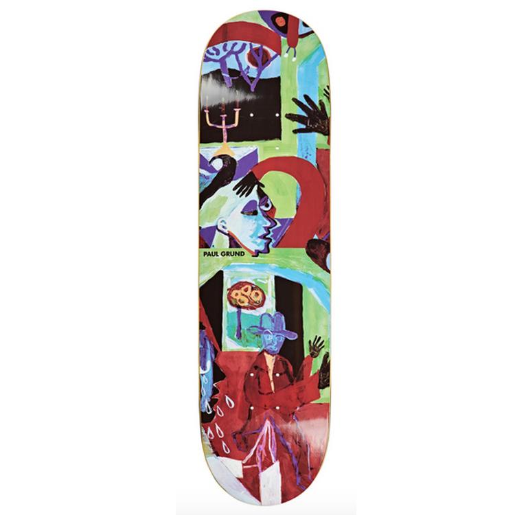 Polar Skate Co Paul Grund Moth House Skateboard Deck 8.5