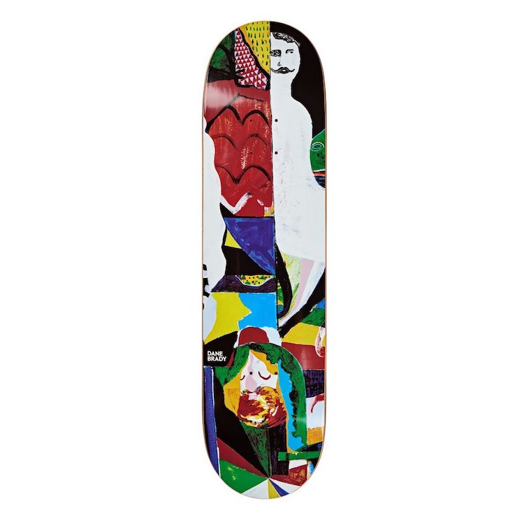 Polar Skate Co Dane Brady Memory Palace Skateboard Deck 8.375