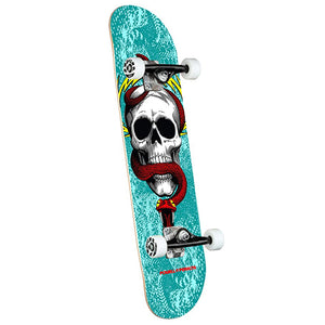 Powell Peralta Skull & Snake One Off Turquoise Complete Skateboard 7.75"