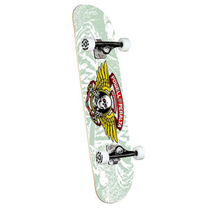 Powell Peralta Winged Ripper White Complete Skateboard 8"