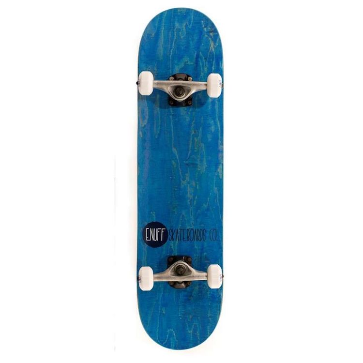 Enuff Skateboards Logo Stain Complete Skateboard Blue 8