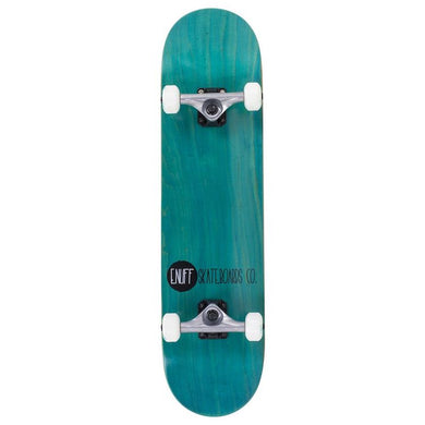Enuff Skateboards Logo Stain Complete Skateboard Teal 8