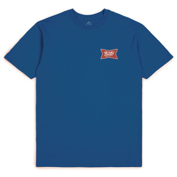 Brixton Quarter S/S Standard T-Shirt Cobalt