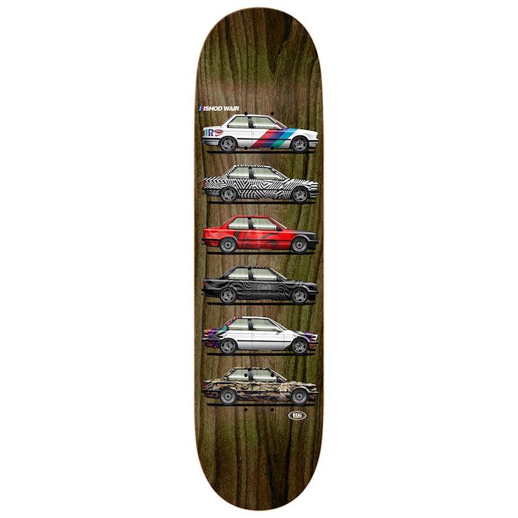 Real Skateboards Ishod Customs Twin Tail Skateboard Deck 8.25