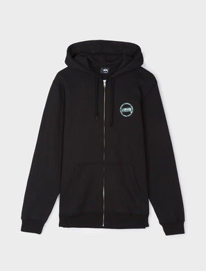 Stussy International Dot Zip Hoody Black
