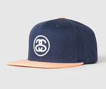 Stussy SS-Link Logo Snapback Cap Navy