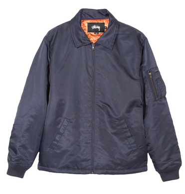 Stussy Flight Jacket Navy