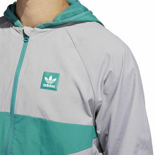 Adidas Skateboarding Dekum Packable Wind Jacket Light Granite/Active Green