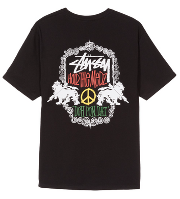 Stussy Lion Shield T-Shirt Black