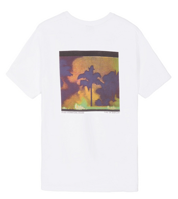 Stussy Fire On Babylon T-Shirt White