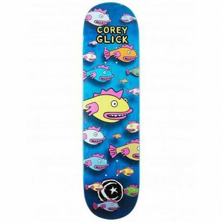 Foundation Skateboards Glick Fish Skateboard Deck 8.38