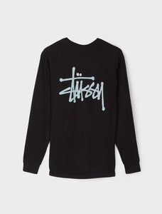 Stussy Basic Logo Longsleeve T-Shirt Black
