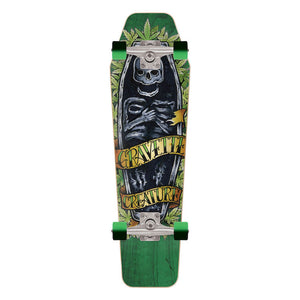 Creature Skateboards Cruzer Gravette Skully Complete Skateboard Cruiser 8.47" x 28.8"