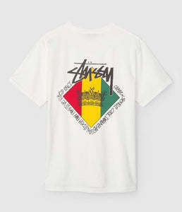 Stussy Reggae Diamond Pigment Dyed T-Shirt Natural