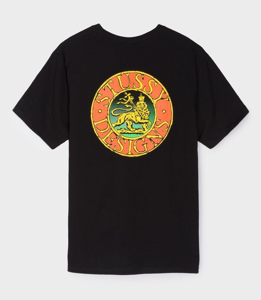 Stussy Lion Seal S/S T-Shirt Black