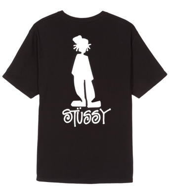 Stussy Raggamon Logo T-Shirt Black