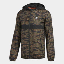 Adidas Skateboarding BB Packable Wind Jacket Camo Print/Black/Orange