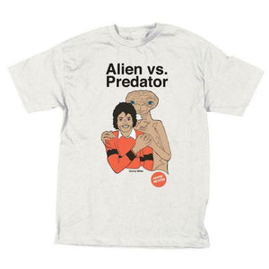 Skate Mental Alien V's Predator T-Shirt White