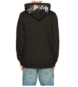 Stussy Smooth Stock Applique Hoody Black