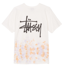 Stussy Basic Logo Tie Dye S/S T-Shirt Natural / Orange