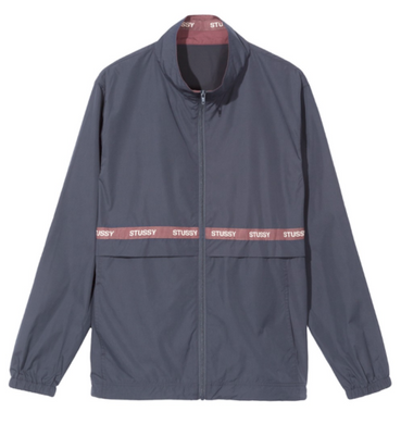 Stussy Lewis Track Jacket Navy