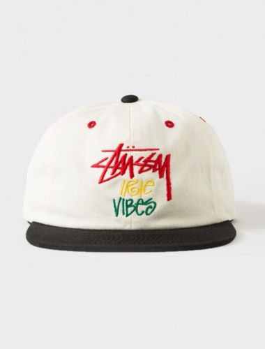 Stussy Irie Vibes Snapback Cap White/Black – Flavour Skateshop