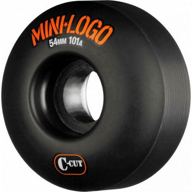 Mini Logo C-CUT Black Skateboard Wheels 101a 54mm