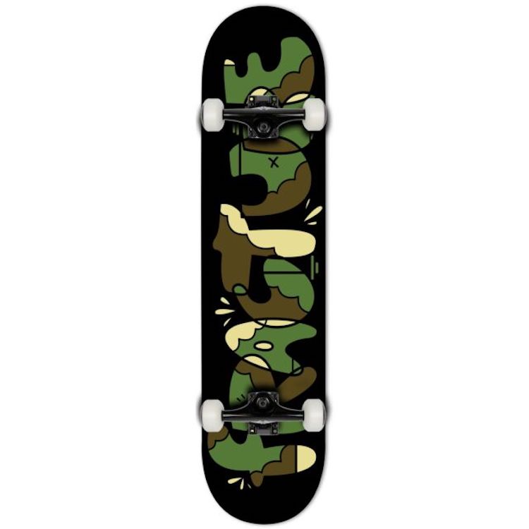 Fracture Skateboards x Yeh Cool Camo Mini Complete Skateboard 7.375