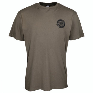 Santa Cruz Contra Dot Mono T-Shirt Washed Black