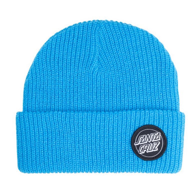 Santa Cruz Outline Dot Beanie Cyan