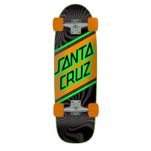 Santa Cruz Street Skate Cruiser Black/Orange Complete Skateboard 8.79" x 29.05"