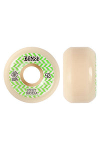 Bones Wheels STF Patterns V5 Sidecut White Skateboard Wheels 99a 53mm