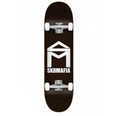 Sk8mafia House Logo Black Complete Skateboard 7.75