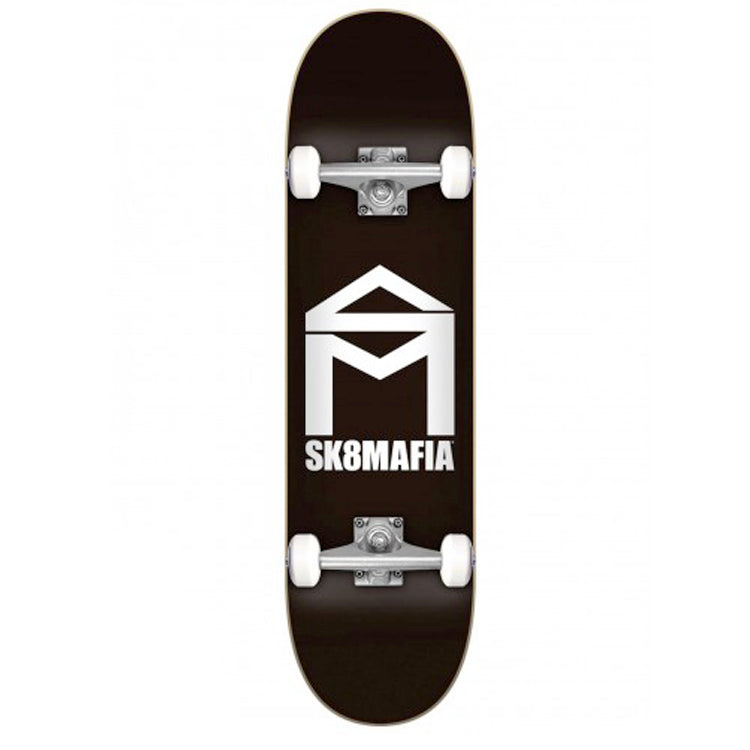 Sk8mafia House Logo Black Complete Skateboard 7.75