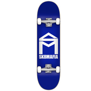 Sk8mafia House Logo Blue Complete Skateboard 7.87"