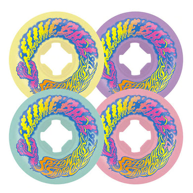Slime Ball Wheels Vomit Mini Pastel Mix Ups Skateboard Wheels 97a 56mm