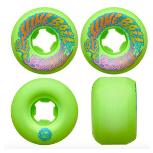 Slime Ball Wheels Vomit Mini Green Skateboard Wheels 97a 53mm