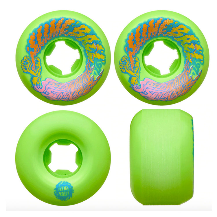 Slime Ball Wheels Vomit Mini Green Skateboard Wheels 97a 53mm