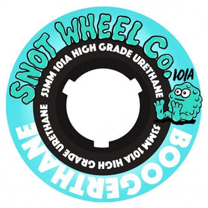 Snot Wheel Co Team Teal/Black Core Skateboard Wheels 99a 53mm
