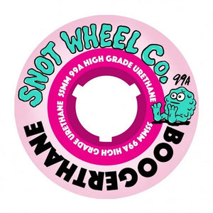Snot Wheel Co Team Pale Pink/Pink Core Skateboard Wheels 99a 55mm