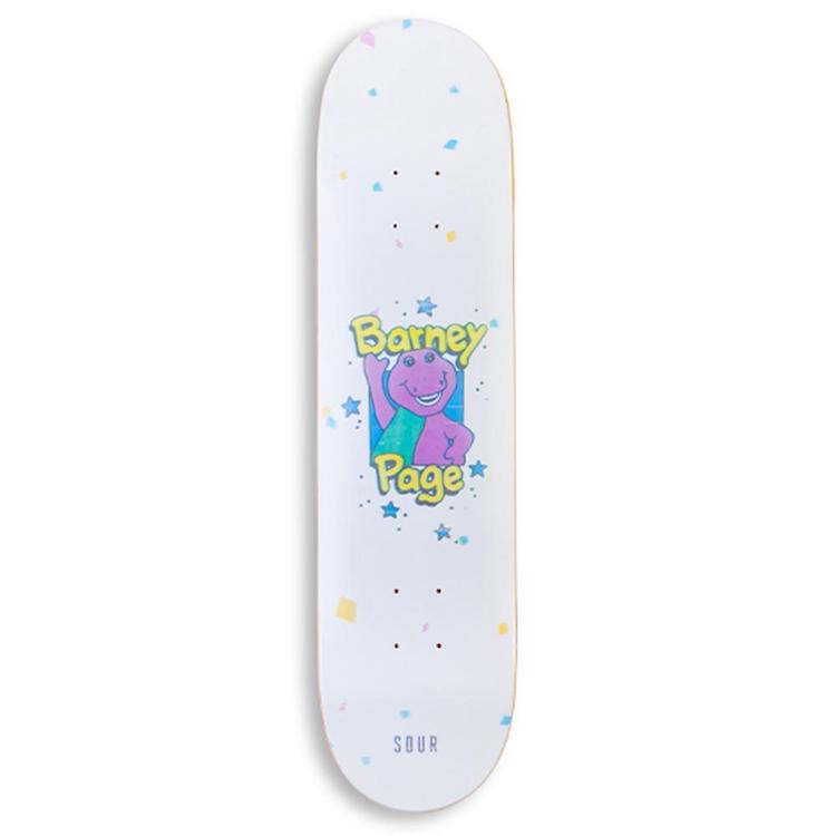 Sour Skateboards Barney Page Barney And Friends Skateboard Deck