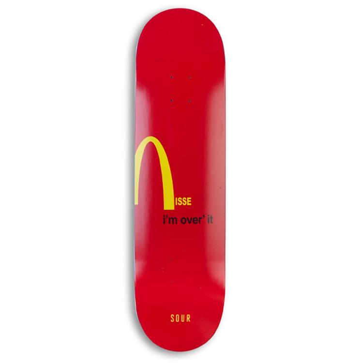 Sour Skateboards Nisse Ingemarsson Over It Skateboard Deck 8.375