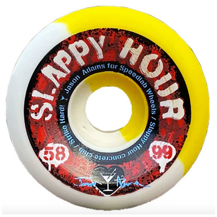 Speedlab Wheels 'Slappy Hour' Jason Adams Pro Model Skateboard Wheels 99a 58mm