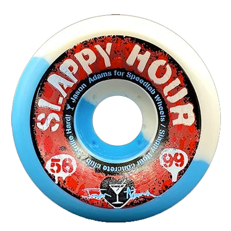 Speedlab Wheels 'Slappy Hour' Jason Adams Pro Model Skateboard Wheels 99a 56mm