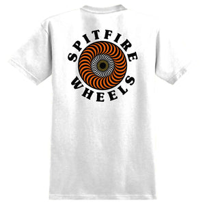 Spitfire Wheels OG Classic Fill T-Shirt White/Yellow/Orange/Red
