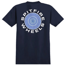 Spitfire Wheels Classic 87 Swirl T-Shirt Navy/White