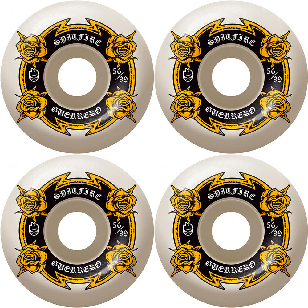 Spitfire Wheels Guerrero Lifers Skateboard Wheels 99a 56mm