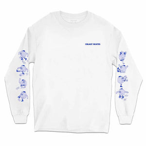 Blast Skates Stuntz LongSleeve T-Shirt White